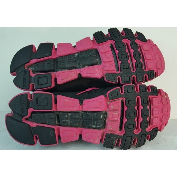 Reebok Women's Size 8 RealFlex Fusion TR 3.0 Running Shoe,Black/Pink V4626 - Picture 7 of 8